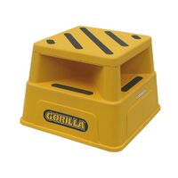 Gorilla moulded safety step yellow 150kg Industrial