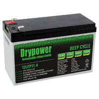 Drypower 12.8V 11.4Ah Lithium Iron Phosphate (LiFePO4) Rechargeable Lithium Battery - Up to 4 in Series Capable