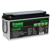 Drypower 12.8V 200Ah Lithium Iron Phosphate (LiFePO4) Rechargeable Lithium Battery - Up to 4 in Series Capable