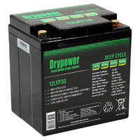Drypower 12.8V 30.4Ah Lithium Iron Phosphate (LiFePO4) Rechargeable Lithium Battery