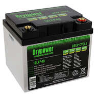 Drypower 12.8V 47.6Ah Lithium Iron Phosphate (LiFePO4) Rechargeable Lithium Battery - Up to 4 in Series Capable