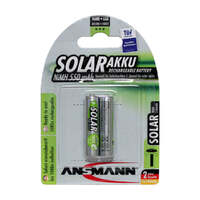 Ansmann AAA 1.2V 550mAh NiMH Raised Button Solar Batteries