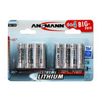 Ansmann 1512-0012-BP8 AA 1.5V Extreme Lithium Blister of 8