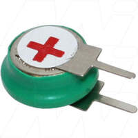 1/V40H S+S- with single PCB pins 1.2V 40mAh NiMH Button Cell