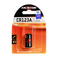 Ansmann CR123A-BP1 3V 1500mAh Photographic Lithium Blister of 1