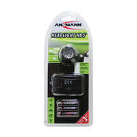 5819083 Ansmann HD5 40 Lumen LED Headlight Including 3 x AAA Alkaline Batteries