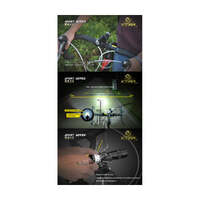 XTAR LED Cycle Light kit 600 lumen c-w Chgr, Batt & Access- Clearance