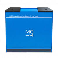 25.2V 200Ah 5040Wh HE Series LiIon NMC Battery + M12 Connector - Metal Enclosure - Series Up to Sixteen (16) Modules
