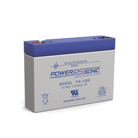 Power-Sonic PS 12 volt 2.8 ah F1