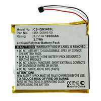 Stryka Battery to suit GARMIN Nuvi 3450LM 3.7V 1000mAh Li-Pol