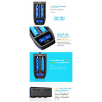 XTAR 2 Cell Ultra Fast Lithium Ion Battery Charger