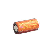 Trustfire 18350 3.7V 900mAh 5C 4.5A High Rate Discharge Flat Top No IC