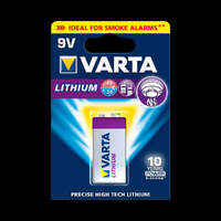 VARTA Professional Lithium Batteries 9 Volt 1 Pack