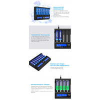 XTAR VC8 1-8 Cell LiIon/NiMH Battery Charger with Capacity Test function