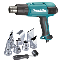 Makita 2000W Pre-set Heat Function Variable Temp Heat Gun Nozzle Kit HG6531CKIT