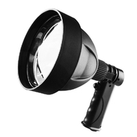 LIGHTFOX 15W T6 Handheld Spot Light Rechargeable LED Spotlight Hunting Shooting 12V