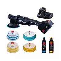 Rupes 18V 15mm 125mm Random Orbital iBRID BigFoot Polisher 5.0ah Combo Kit HLR15/BAS