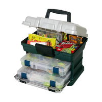 Plano 1362 Tackle Box - 2 Removable Tackle Tray System With Top Bulk Storage