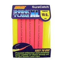 Surecatch Fishing 10mm Heat Shrink Tubing - Red - 0.5m Tube