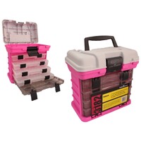 Limited Edition Pink Surecatch 4 Tray Heavy Duty Fishing Tackle