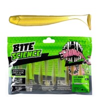 10 Pack of 3 Inch Bite Science Kick Minnow Soft Plastic Lures - Watermelon