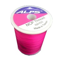 Alps 100yds of Deep Pink Rod Wrapping Thread - Size A (0.15mm) Rod Binding Cotton