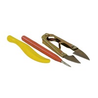 3 Pce Rod Building Tool Kit -1 x Burnishing Tool, 1 x Clippers & 1 x Thread Pick