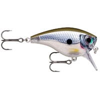 7cm Rapala BX Big Brat Square Bill Crankbait Fishing Lure - Pearl Grey  Shiner