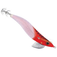 Fish Inc Lures Egilicious Squid Jigs 3.5 Fast Sink Realistic Fishing Lure - Red Rack