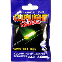 Extra Large Starlite Chemical Cliplight-Clip on Fishing Rod Tip Light-Glow Stick