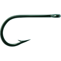 1 Packet of Mustad 10121NPDT Kaiju In-Line Single Fishing Hooks - 7x Strong  Hook [Hook Size: Size 2/