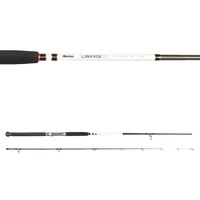 8ft Okuma Lunaris 2-4kg Spin Rod - 2 Piece Fishing Rod with Glowing Nibble Tip
