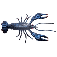 Chasebait Lures The Mud Bug 70mm Craw Crayfish Weighted Fishing Lure - Blue Night
