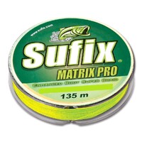 135m Spool of 50lb Sufix Matrix Pro Chartreuse Braided Fishing Line