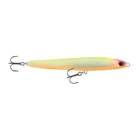 100mm Storm SX-Soft Pen Sinking Fishing Lure - Pearl/Pink Head/Chartreuse - 16gm Soft Bait Lure
