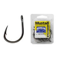 Mustad 10827npbln - Size 6/0 Qty 25 - Hoodlum 4 X Strong - Chemically Sharpened