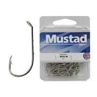 Mustad 9555b - Size 2 Qty 50 - Baitholder Extra Long Shank Hook