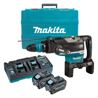 Makita 80V Max (40Vx2) 52mm SDS Max Brushless Rotary Hammer 5.0ah Set HR006GT201