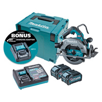 Makita 40V Max 185mm Circular Saw 4.0Ah Set (AWS Compatible) HS003GM203
