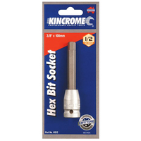 Kincrome Hex Bit Socket Imperial 1/2" Drive 3/8" HS12