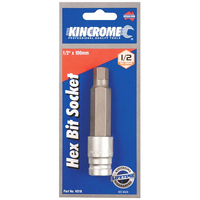 Kincrome Hex Bit Socket Imperial 1/2" Drive 1/2" HS16