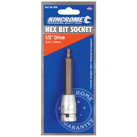 Kincrome Hex Bit Socket Imperial 1/2" Drive 3/16" HS6