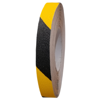 Husky Tape 48x Pack 450 Anti-slip Tread Tape Black/Yellow 25mm x 18m