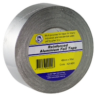 Husky Tape 12x Pack 621 Reinforced Aluminium Foil Tape 96mm x 50m