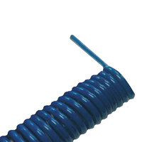 THB Recoil PU Air Hose Blue Single Action Fittings 5.5 x 8mm 5m HUZ5508-05BS