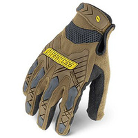 Ironclad Command Impact Brown Work Gloves Size S
