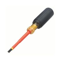 Slotted 1/4" x 4" Insulated Screwdriver