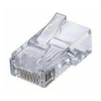 CAT5e Feed-Thru Modular Plug 100/Jar