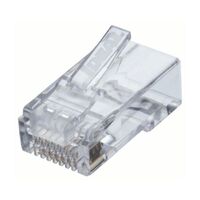 CAT6 Feed-Thru Modular Plug 100/Jar