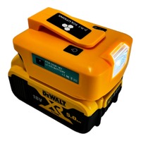 Dewalt Compatible USB & 12V Charger with LED